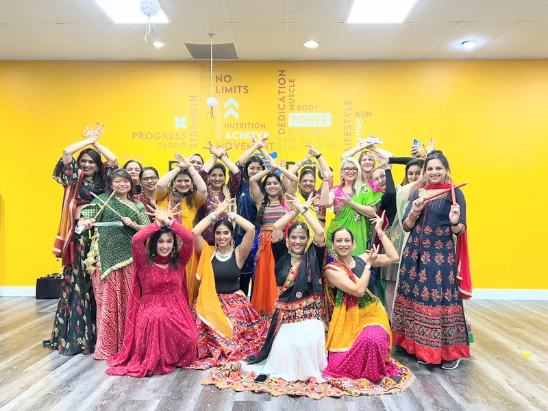 Traditional Garba celebration